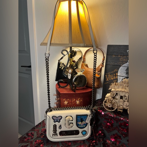 Coach 2017 (RE)LOVED Tea Rose Swagger 20 Shoulder Crossbody Upcrafted by COACH - Picture 6 of 16